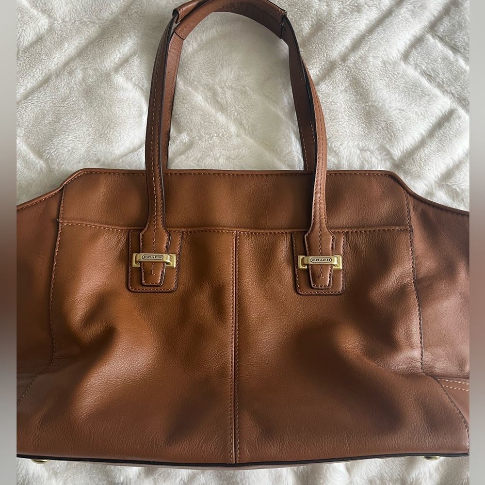 Coach Brown Leather Shoulder Bag
